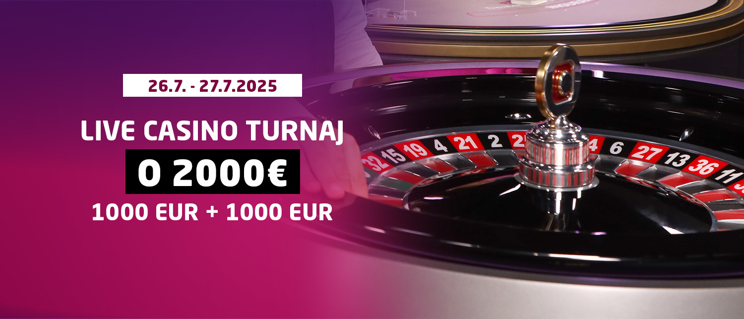 LIVE Casino turnaj 27.7.25