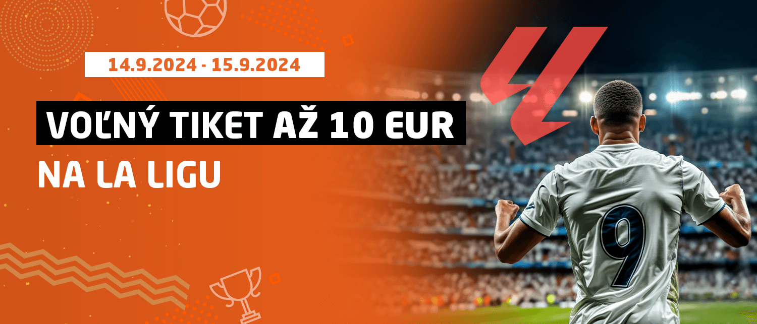 LaLiga - Voľný tiket až 10 EUR na Ligu majstrov