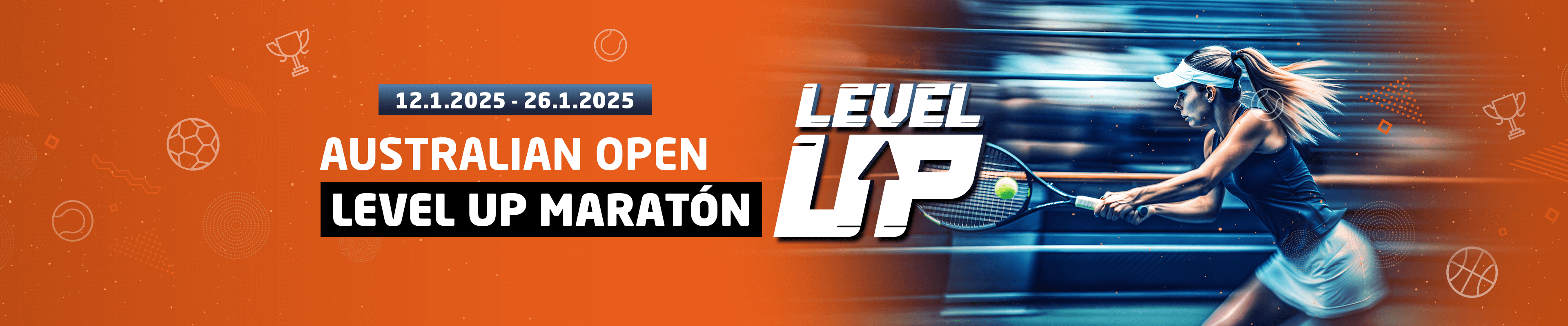 Australian Open LEVEL UP maratón