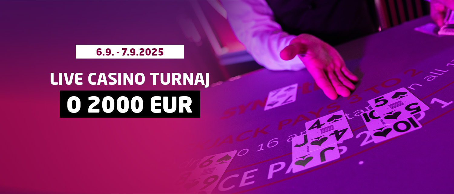 LIVE Casino turnaj 07.09.25