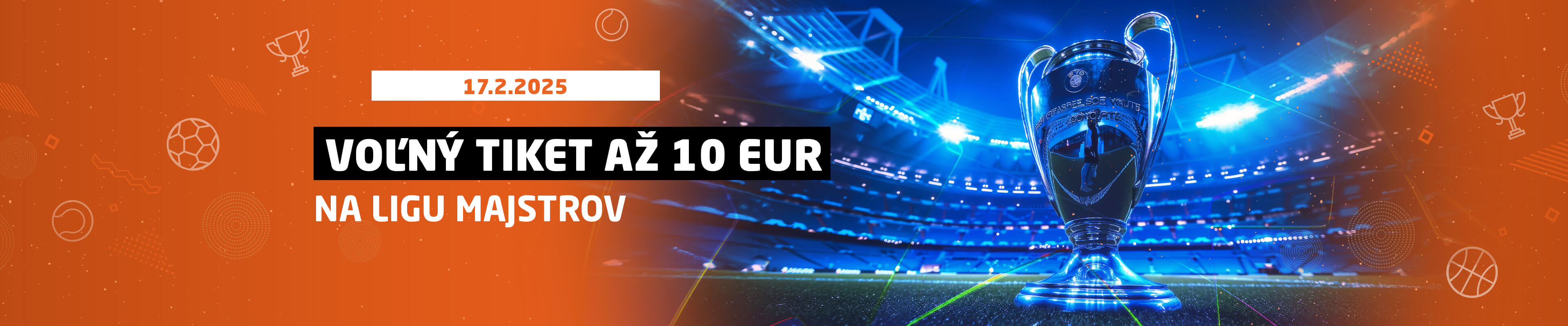Liga majstrov - Voľný tiket až 10 EUR