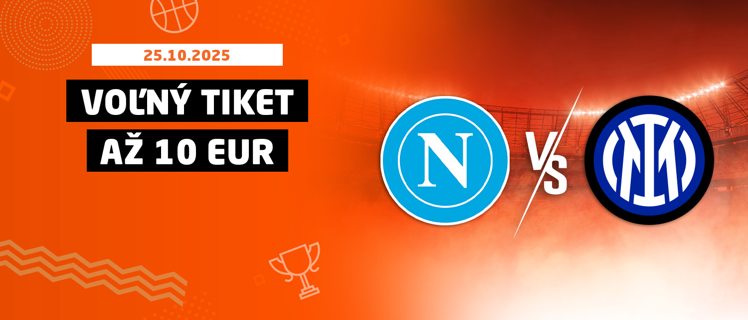 SSC Neapol vs. AC Miláno - získaj Voľný tiket až 10 €
