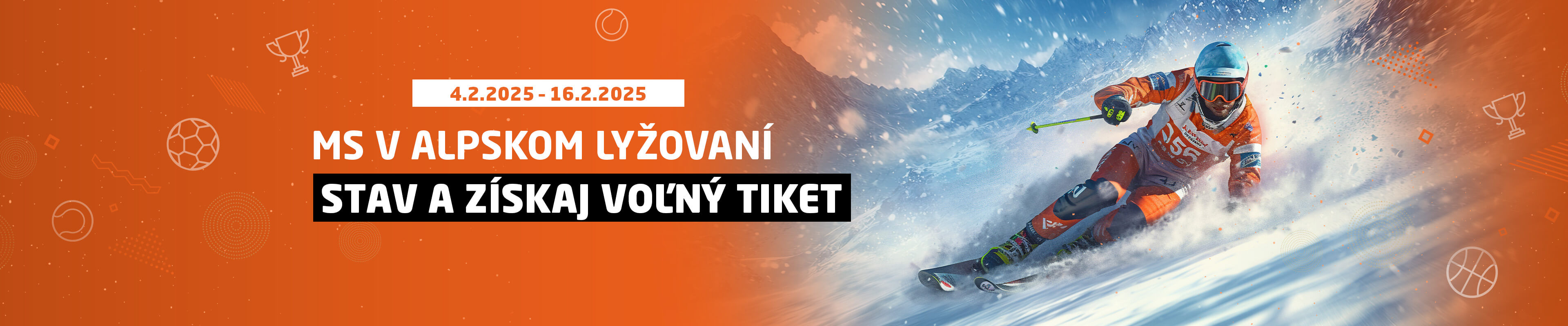 Voľný tiket - MS v alpskom lyžovaní