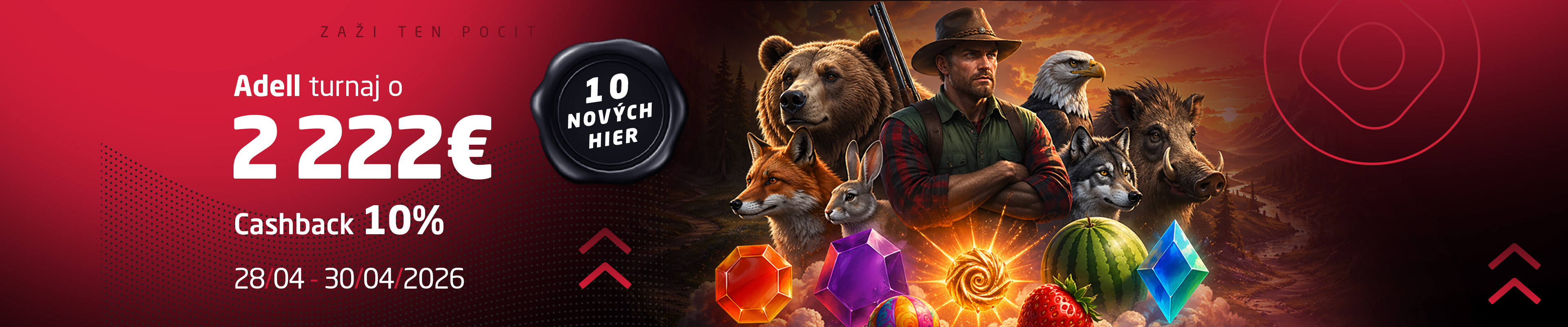 Nezmeškaj Adell turnaj o 2 222 EUR