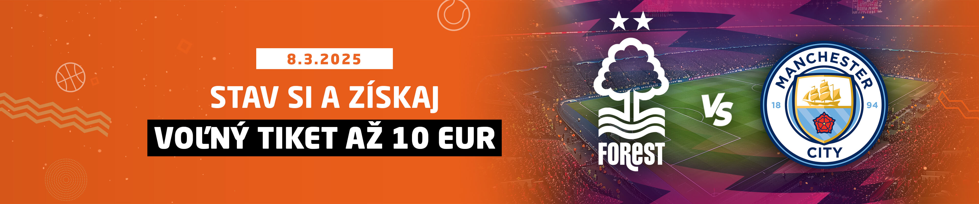 Stav si a získaj Voľný tiket až 10 EUR