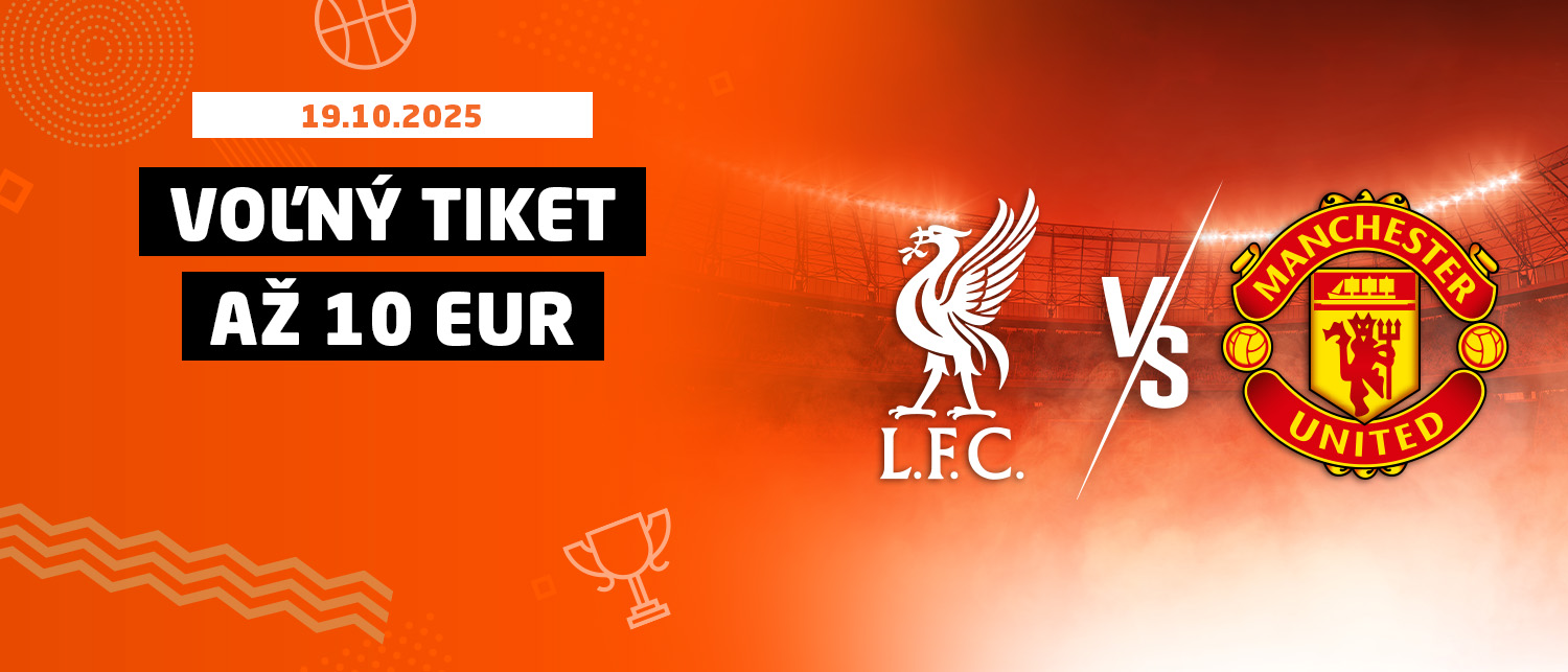 FC Liverpool vs. Manchester United – futbalový sviatok s bonusom