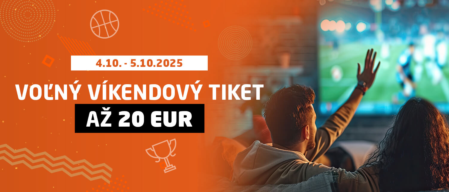 Voľný víkendový tiket až 20 EUR