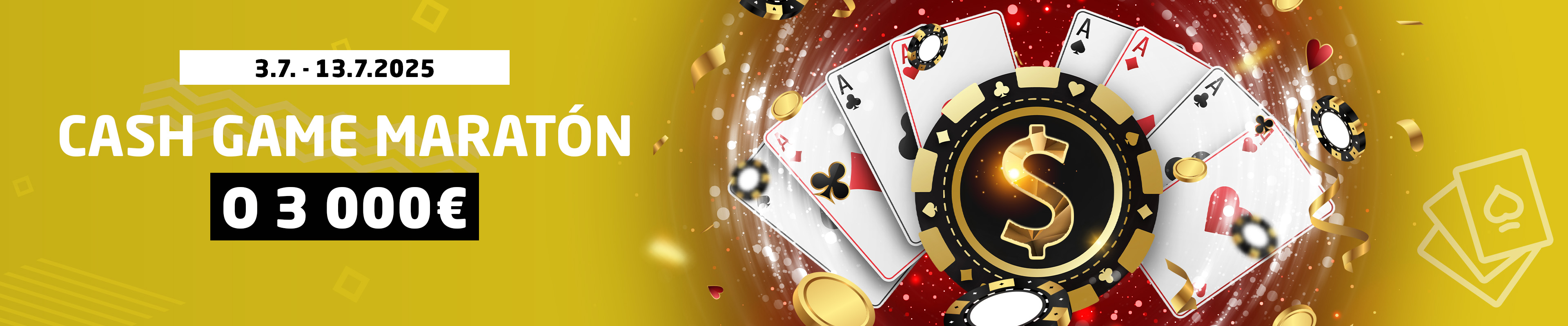 Cash Game Maratón o 3000€