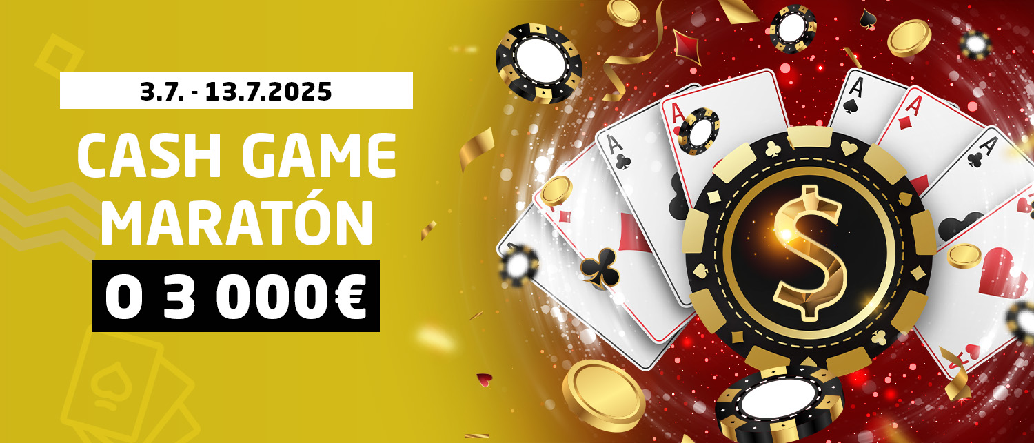 Cash Game Maratón o 3000€