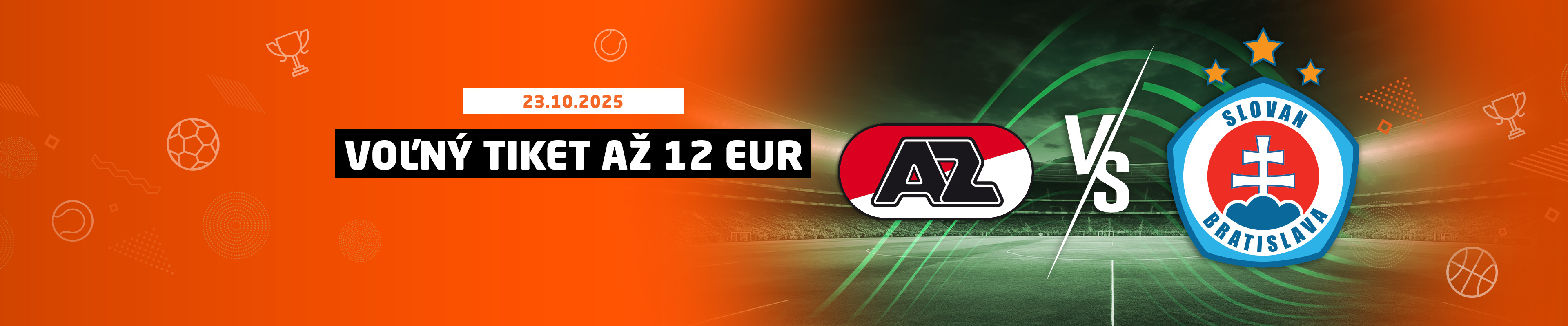 Voľný tiket až 12 EUR - stav si na Európsku alebo Konferenčnú ligu