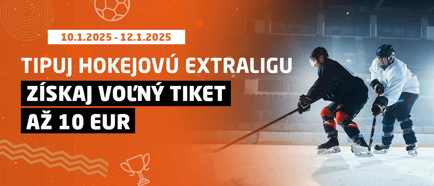 Voľný tiket až 10 EUR na hokejovú extraligu