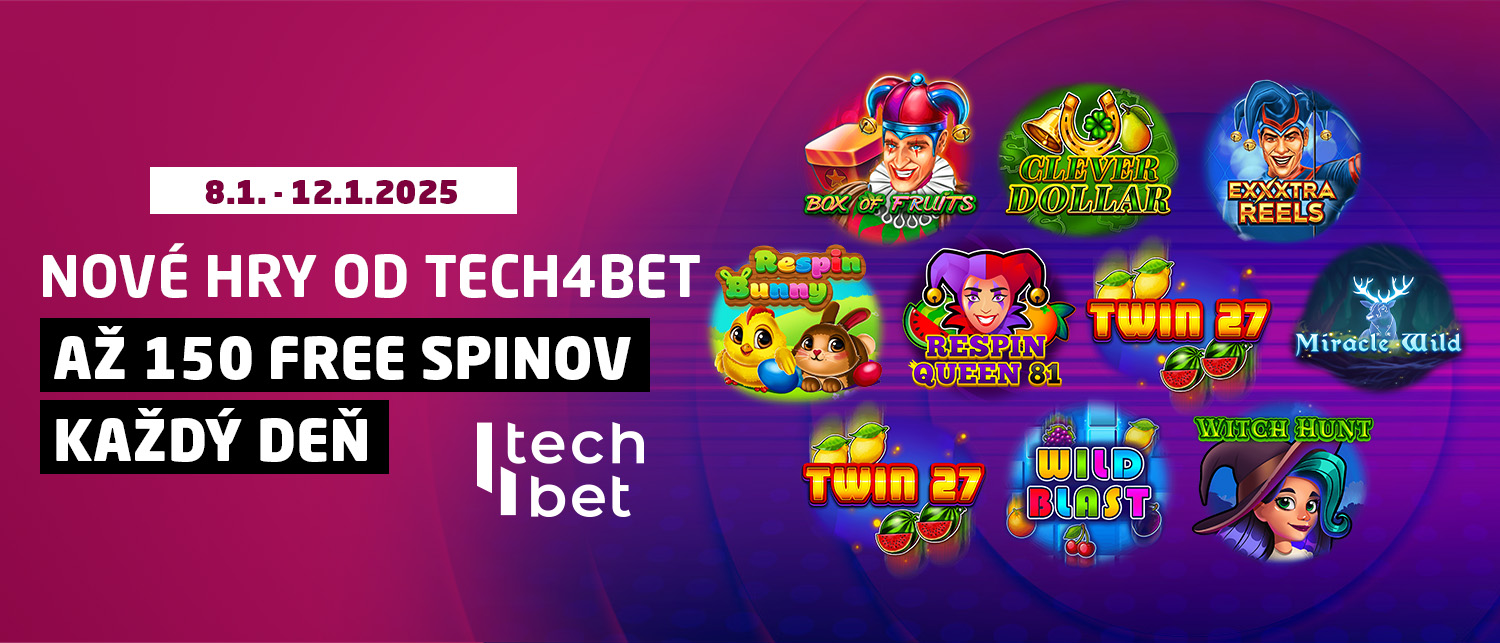 Nové hry od TECH4BET