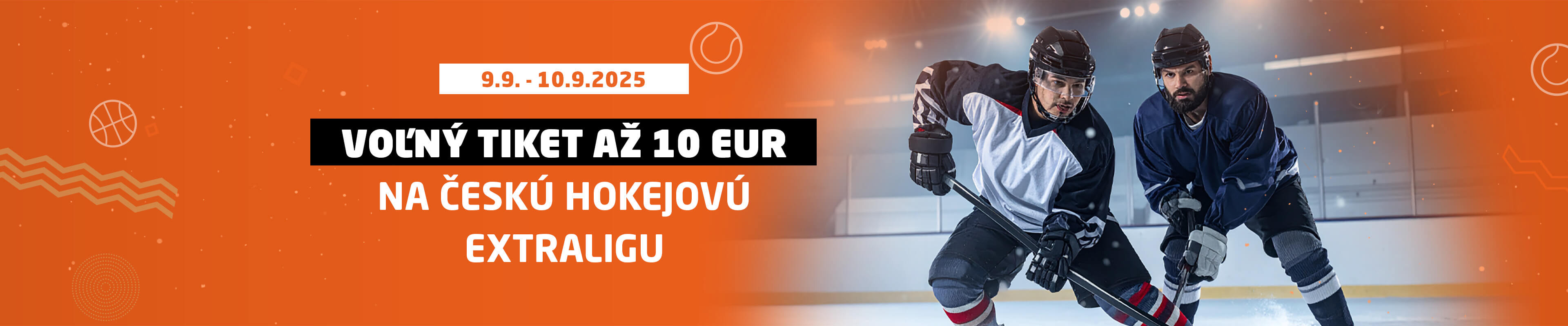 Voľný tiket až 10 EUR na českú hokejovú extraligu