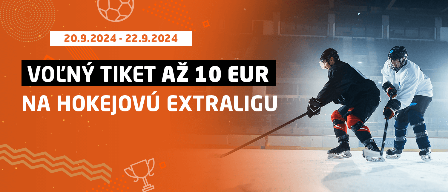 Voľný tiket až 10 EUR na hokejovú extraligu