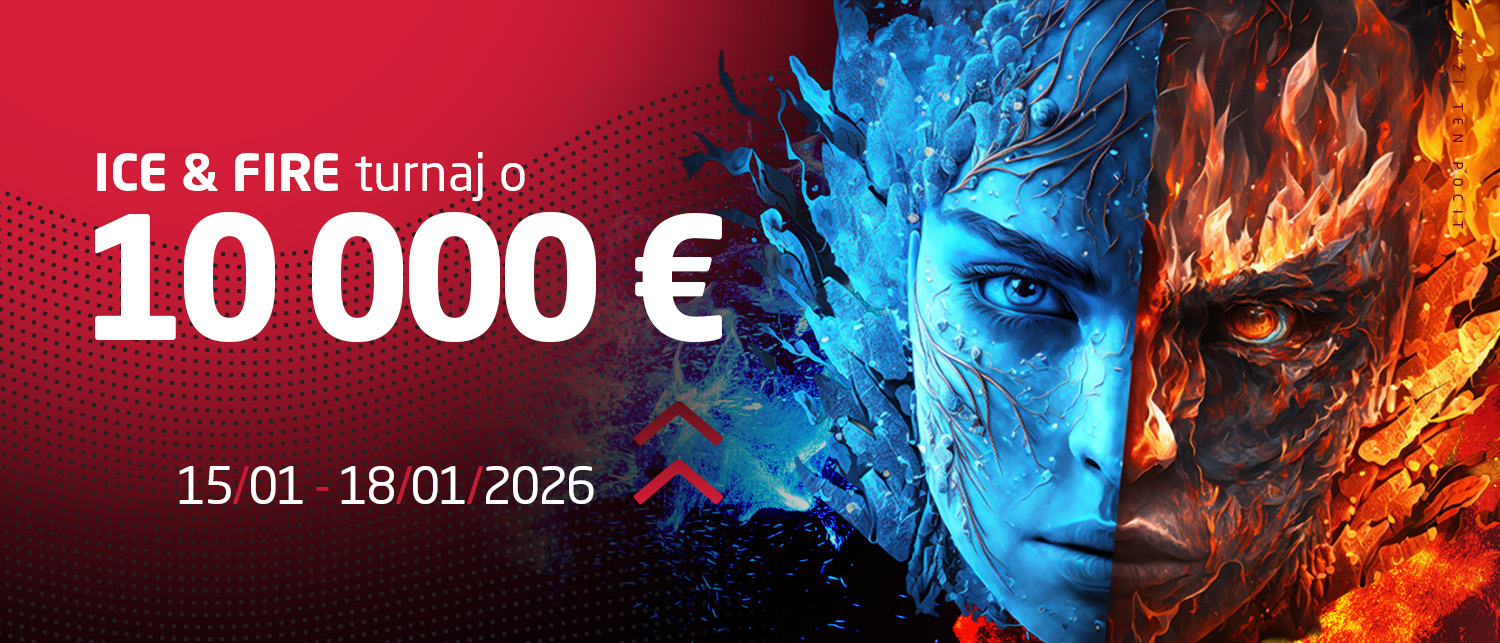 Buď vo svojom živle v Ice a Fire turnaji o 10 000€