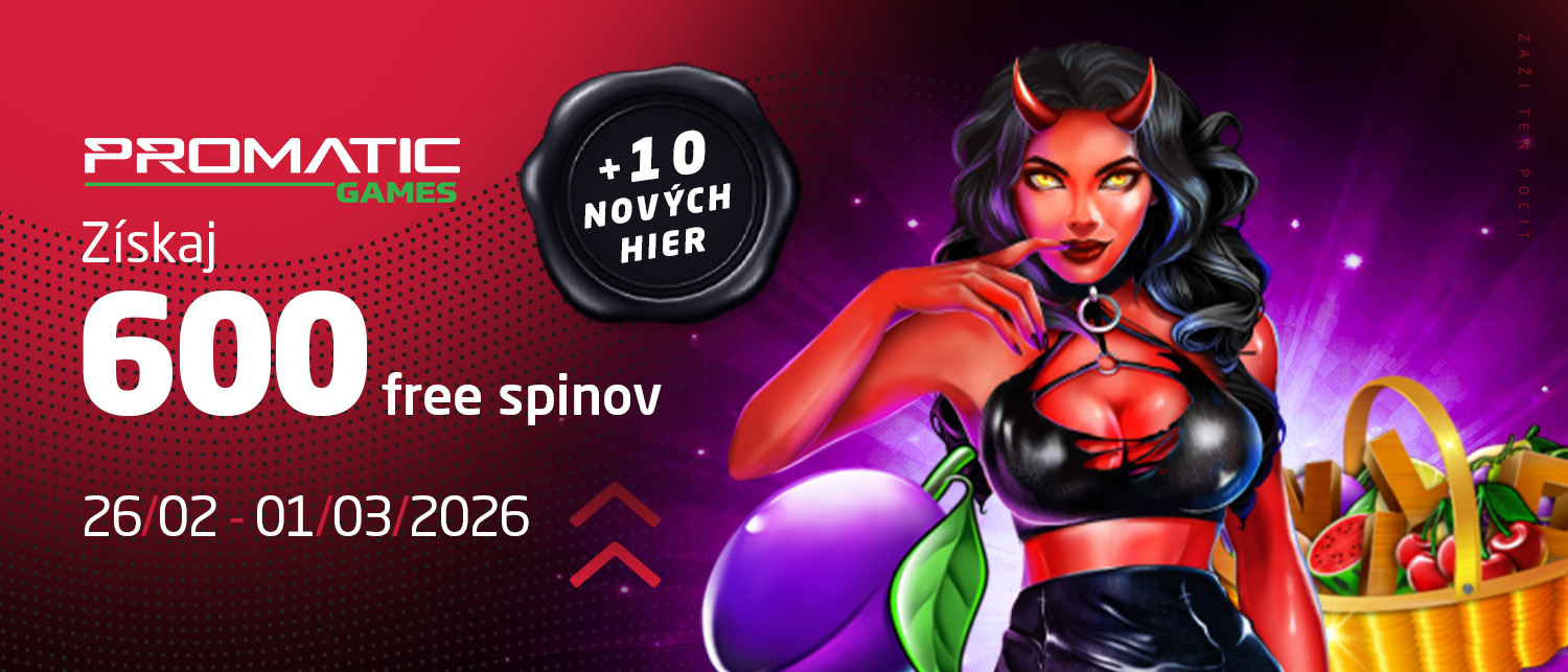 Ďalších 600 freespinov rozdávame len do konca víkendu