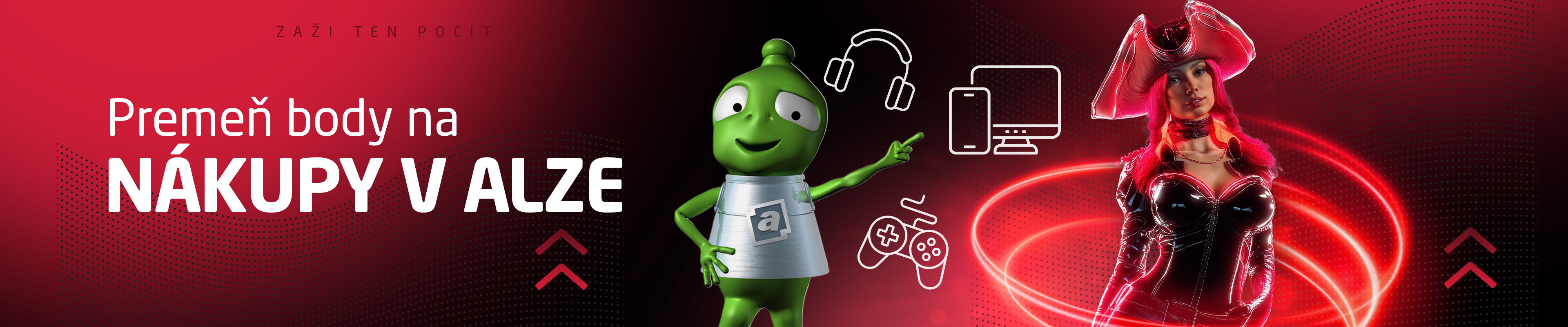 Premeň body na nákupy v Alze
