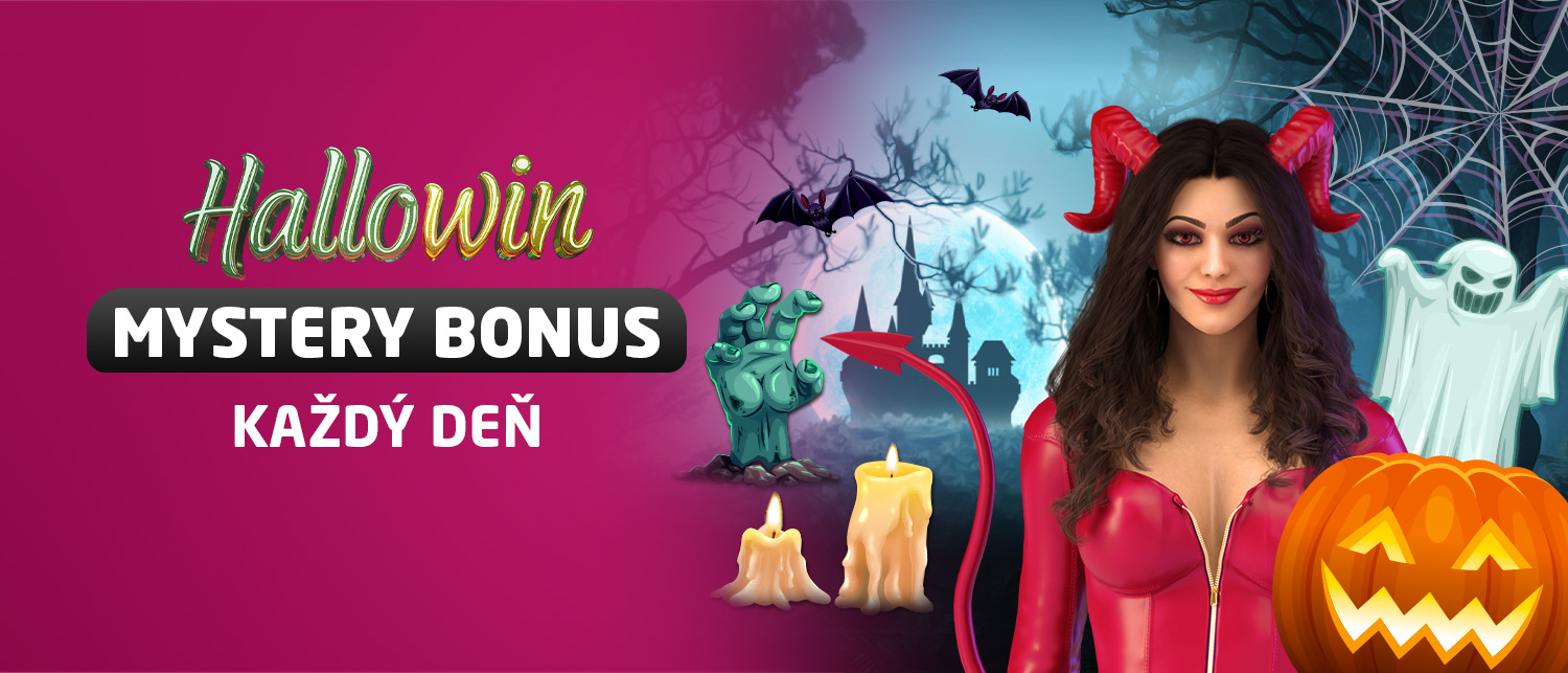 Nechaj sa prekvapiť bonusmi v Hallowin kalendári