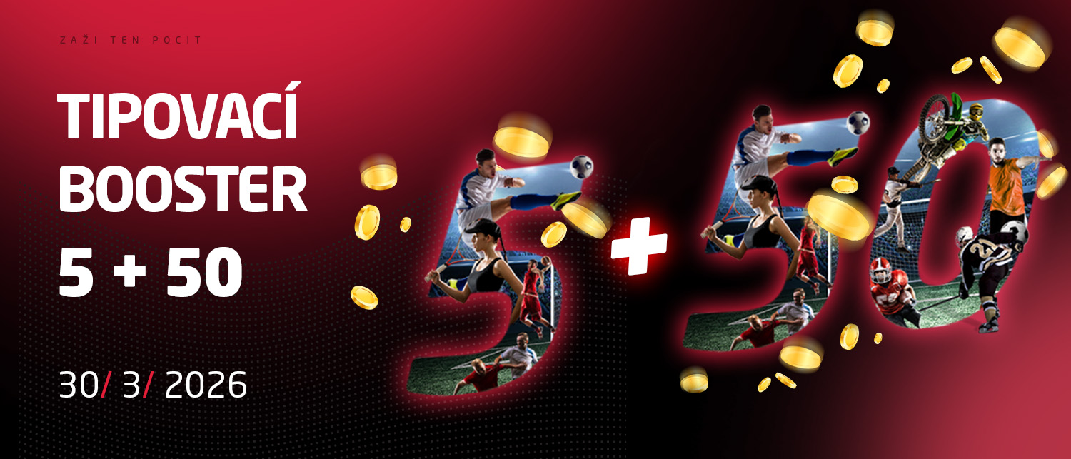 Len dnes získaš s Tipovacím boosterom 50 Benefit bodov