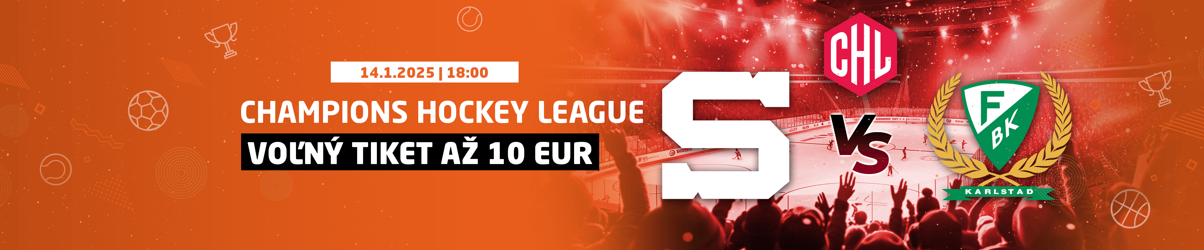 CHL - Voľný tiket až 10 EUR na seminifále