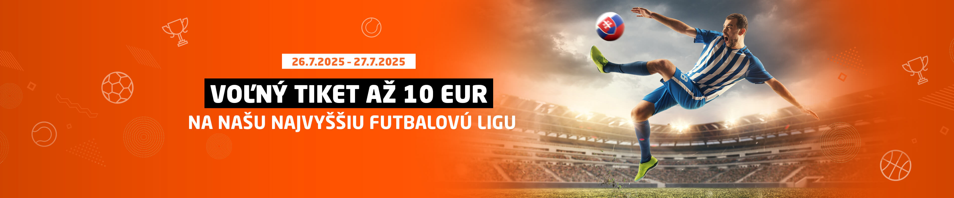 Slovenská najvyššia futbalová liga štartuje - Voľný tiket až 10 EUR