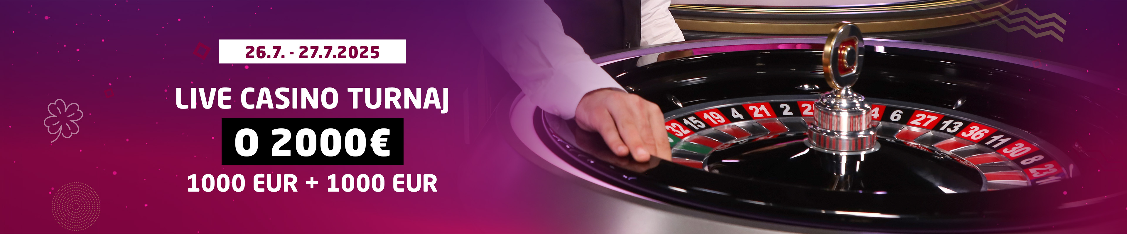 LIVE Casino turnaj 27.7.25