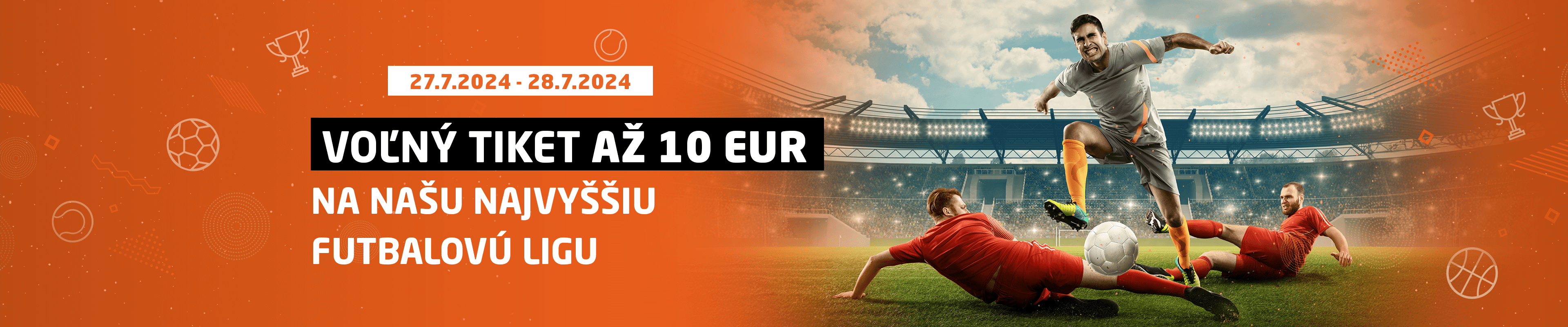 Voľný tiket až 10 EUR na našu najvyššiu futbalovú ligu