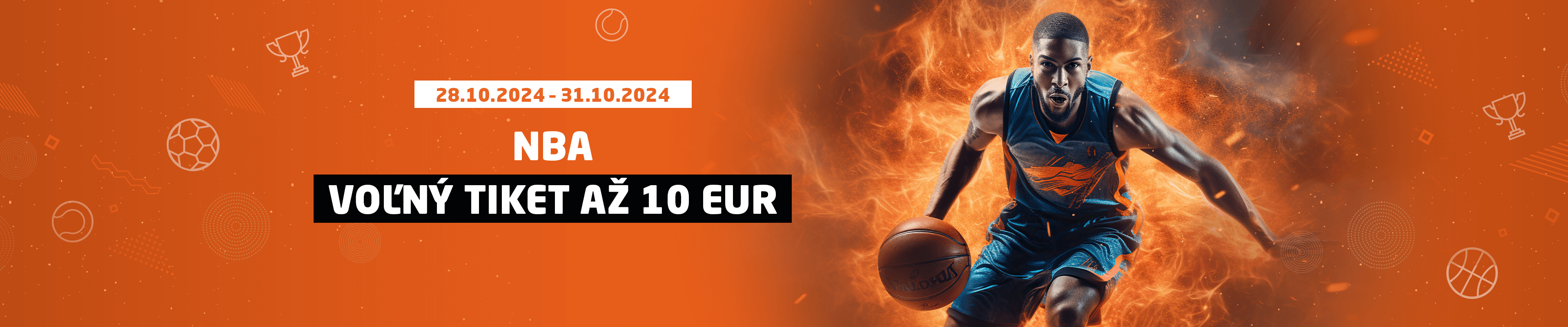 Tipuj NBA a získaj Voľný tiket až 10 EUR