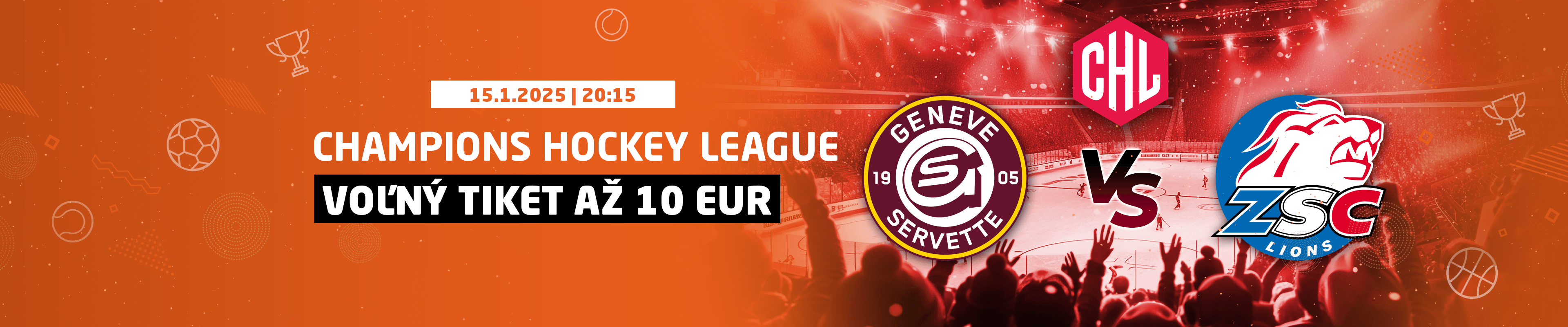 CHL - Voľný tiket až 10 € na seminifále